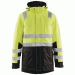 PARKA HAUTE-VISIBILITÉ JAUNE FLUORESCENT/NOIR TAILLE S - BLAKLADER