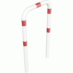 ARCEAU PARE-CHOC SANS BARRE BÉTONNER-BLANC/ROUGE-750-1500MM - SCHAKE