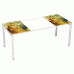 BUREAU EASY OFFICE 180X80CM P. BLC PLATEAU BLC ET CAMAIEU - MANUTAN EXPERT