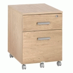 CAISSON MOBILE EDEN 2 TIROIRS CHÊNE CLAIR