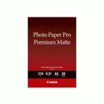 CANON PAPIER PHOTO A4 PREMIUM MAT PM-101 - 20 FEUILLES