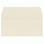 ENVELOPPE 110 X 220 MM POLLEN CLAIREFONTAINE 120 G SANS FENÊTRE IVOIRE - BOÎTE DE 200