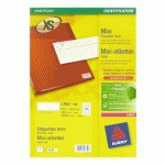 ETIQUETTE ADRESSE LASER 45,7 X 16,9 MM AVERY L7652-100 BLANCHE - BOÎTE DE 6400