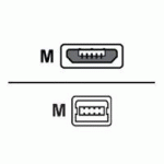 MCL SAMAR - CÂBLE USB - MICRO-USB DE TYPE B POUR USB - 1 M