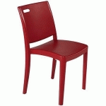 CHAISE CLIP - ROUGE - GROSFILLEX