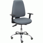 CHAISE DE BUREAU ELCHE S 24 HORAS 5 ROUES - GRIS - PIQUERAS Y CRESPO