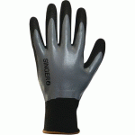 GANTS DE MANUTENTION DE PROTECTION JAUGE 15 SUPPORT EN NYLON - SINGER SAFETY