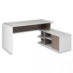 GAUTIER BUREAU AVEC RETOUR U TOO CHÊNE BLANC - DIMENSIONS : L150 X H73 X P71 CM