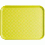 LOT DE 10 - PLATEAU SELF 46 X 36 CM - VERT ANIS