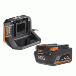 PACK BATTERIE 4.0 AH ET CHARGEUR 18V AEG POWERTOOLS