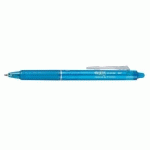 LOT DE 2 - STYLO ROLLER PILOT FRIXION BALL CLICKER EFFAÇABLE RÉTRACTABLE TURQUOISE POINTE 0,7 MM - ÉCRITURE FINE TURQUOISE