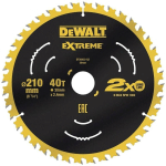 DEWALT - DT20433-QZ LAME DE SCIE CIRCULAIRE 210 X 30 X 2.4 MM NOMBRE DE DENTS: 40 1 PC(S) D500642