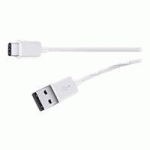 DLH CABLE USB-A VERS USB-C BLANC 1M 3A