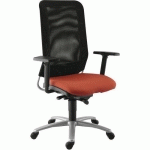 FAUTEUIL DIAZ CONTACT SYNCHRONE PIÈT.ALU ASSISE 1126 CORAIL - SOKOA