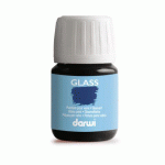 LOT DE 5 - DARWI FLACON DE 30 ML DE PEINTURE SUR VERRE - NOIR
