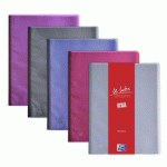 LOT DE 5 - PROTÈGE-DOCUMENTS OXFORD LE LUTIN VISION A4 50 POCHETTES PVC ASSORTI