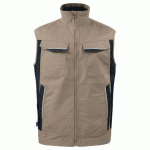 PROJOB 5706 BODYWARMER MULTIPOCHES PRIO KHAKI - TAILLE M