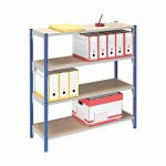 RAYONNAGE ARCHIV’PRO ÉLÉMENT DÉPART H 100 X L 104 X P 35 CM TÔLE D