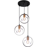 SUSPENSION RÉTRO EN CRISTAL TÉLÉCOMMANDÉE À INTENSITÉ VARIABLE DANS UN ENSEMBLE COMPRENANT DES AMPOULES LED RVB