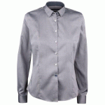 J.HARVEST & FROST RB122 TWILL CHEMISE FEMMES GRIS - TAILLE L