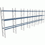 RACK 1 DÉPART + 6 SUIVANTS LXLXH 2700X19900X6000 600KG 3 NIV - BITO