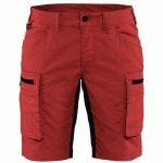 SHORT SERVICES STRETCH FEMME ROUGE/NOIR TAILLE 44 - BLAKLADER