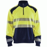 SWEAT COL CAMIONNEUR HAUTE-VISIBILITÉ TAILLE XXXL - BLAKLADER