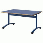 TABLE MALIBU 120X80 T3 DL STRA ALAISÉ BLEU U525/BLEU 5005