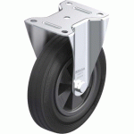 BLICKLE - ROULETTE FIXE Ø 200MM BANDAGE CAOUTCHOUC SBR 205KG - B-VPP 200G