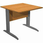 BUREAU PIEDS L EN MÉTAL FAST 80 CM - AULNE ANTHRACITE