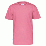 COTTOVER T-SHIRT MANCHES COURTES COL ROND ENFANT - CERTIFIÉ GOTS ROSE - TAILLE 12 ANS