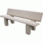 LE LOT DE 2 BANCS BÉTON CAMIDO OCRE SABLÉ