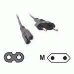 MCL POWER CORD PORTABLE BLACK 2.0M NOIR 2 M PRISE D