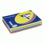 PAPIER COULEUR A4 80 G CLAIREFONTAINE TROPHÉE COULEURS PASTEL - BOÎTE DE 2500 FEUILLES - JAUNE CANARI