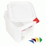 RÉCIPIENTS POUR ALIMENTS ARAVEN COLOUR CODED GN 1/6, 15 CM