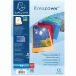 SET 12 PROTÈGE-DOCUMENTS PP KREACOVER® 60 VUES A4 ASSORTIS - EXACOMPTA