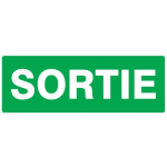 SOFOP - SORTIE 330X200MM NORMASIGN EN ADHESIF