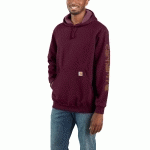 SWEATSHIRT À CAPUCHE MIDWEIGHT TL BORDEAUX - CARHARTT - S1K288PRTL