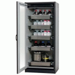 ARMOIRE SÉCURITÉ Q-DISPLAY-30 Q30.195.086.WDFW GRIS/ROUGE - ASECOS