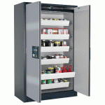 ARMOIRE SÉCURITÉ Q-PEGASUS-90 Q90.195.120.WDAC GRIS/ARGENT - MANUTAN COLLECTIVITÉS