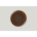 ASSIETTE COUPE PLATE ROND BRONZE PORCELAINE Ø 24 CM RAKSTONE EASE