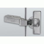 CHARNIÈRE INVISIBLE 95° INTERMAT 9936 W20 - EN ACIER NICKELÉ - EXP E45 APX10 HETTICH