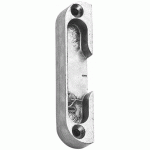 GÂCHE GALET À DÉFONCER POUR MENUISERIE BOIS LONGUEUR 85MM FINITION ZINGUÉE - FERCO - E-15861-00-0-1