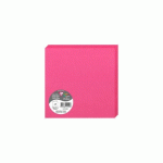 PAQUET DE 25 CARTES PLIÉES POLLEN 160X160MM 210G/M2 - ROSE FUCHSIA