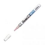 PENTEL MARQUEUR PEINTURE POINTE OGIVE FINE CORPS MÉTAL COLORIS BLANC WHITE 100WS