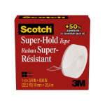 RUBAN ADHESIF SCOTCH SUPER HOLD SUPER RESISTANT TRANSPARENT L.19 MM X L.25,4 M