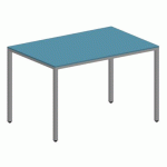 TABLE LOKI 120X80X75 CM CÊDRE BLEU/GRIS