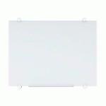 TABLEAU BLANC EN VERRE MAGNÉTIQUE FLOW DE BI-OFFICE, BLANC, 60 X 45 CM