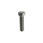 VIS MÉTAUX TÊTE HEXAGONALE FILETAGE TOTAL INOX A2 100 PIÈCES L : 100 MM ∅ 6 MM