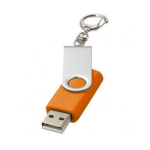 CLÉ USB ROTATIVE AVEC PORTE-CLÉS 2 GB